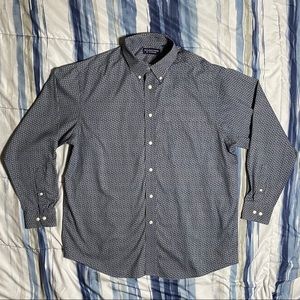 Roundtree & Yorke Button Down Shirt Men Size L